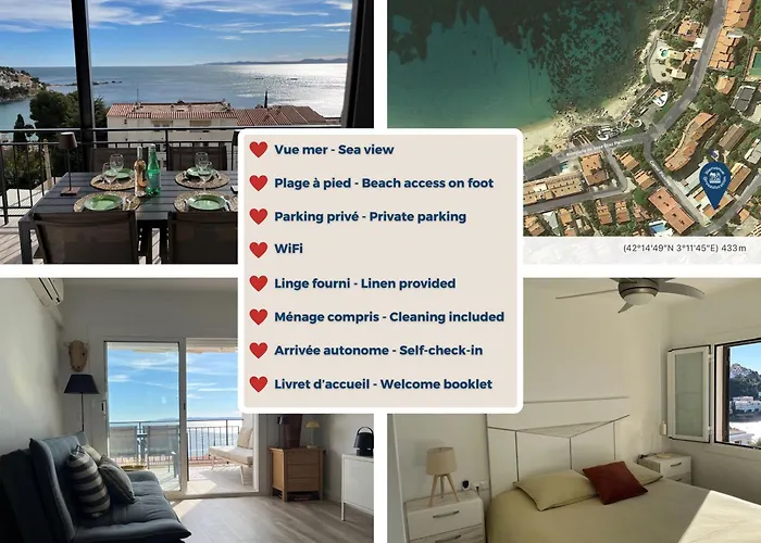 S1 - 2ch Avec Terrasse Face A La Mer, Parking Inclus
